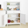 SoBuy | Küchenschrank | Beistellschrank | Sideboard weiß | FSB26-W