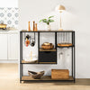 SoBuy | Konsolentisch mit Metallrahmen | Flurtisch | Sideboard | FSB56-F