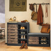 SoBuy | Sideboard Schiebetür | Kommode | Schuhschrank | Flurschrank | FSB65-HG