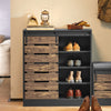 SoBuy | Sideboard Schiebetür | Kommode | Schuhschrank | Flurschrank | FSB65-HG
