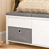 Sobuy | Cloakroom Bench | Sedadlo | Boty Bench White | FSR84-W