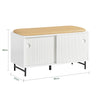 SoBuy | Garderobenbank | Sitzbank | Dielenbank | Schuhbank | FSR116-W