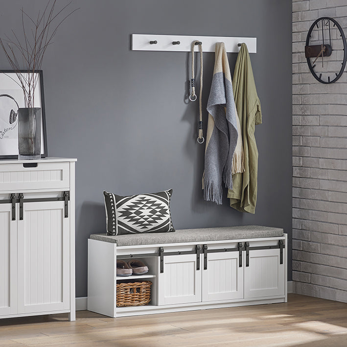 SoBuy | Garderobenbank | Sitzbank | Dielenbank | Schuhbank | FSR133-W