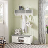 Sobuy | Cloakroom Bench | Sázka lavice | Boty Bench White | FSR35-W