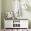Sobuy | Cloakroom Bench | Sázka lavice | Boty Bench White | FSR35-W