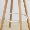 Sobuy | Bar Stolička s backrest | Barstuhl | bílá | FST70-W