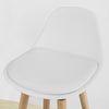 Sobuy | Bar Stolička s backrest | Barstuhl | bílá | FST70-W