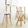 Sobuy | Bar Stolička s backrest | Barstuhl | bílá | FST70-W