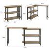 Vorverkauf | SoBuy | L-förmiger Beistelltisch | Couchtisch | Eckschreibtisch Industrie-Design | FWT83-PF