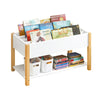 SoBuy | Kinderbücherregal | Spielzeugregal | Aufbewahrungsregal für Kinder | KMB35-W