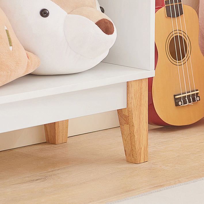 SoBuy | Kinderbücherregal | Aufbewahrungsregal für Kinder | Weiß | KMB47-W