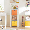 SoBuy | Kinderbücherregal | Spielzeugtruhe | Aufbewahrungsregal für Kinder | KMB48-W