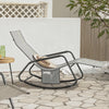 Sobuy | Zahrada Lounger | Sluneční Lounger | Shobkebar ležící světle šedá | OGS47-HG