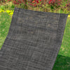 Sobuy | Zahrada Lounger | Sun Lounger s taškou | Showlaw Black/Grey | OGS47-MS