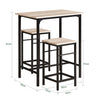 Vorverkauf | SoBuy | Bartisch mit 2 Hockern | Bartisch set | 3-teilig | OGT10-N