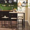 SoBuy | Bartisch mit 4 Hockern | Bartisch set | 5-teilig | OGT11-N
