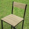SoBuy | Bartisch mit 2 Stühlen | Bartisch set | 3-teilig | OGT16-N