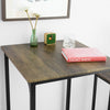 SoBuy | Bartisch mit 2 Barhocker | Bartisch set | 3-teilig | OGT27-N