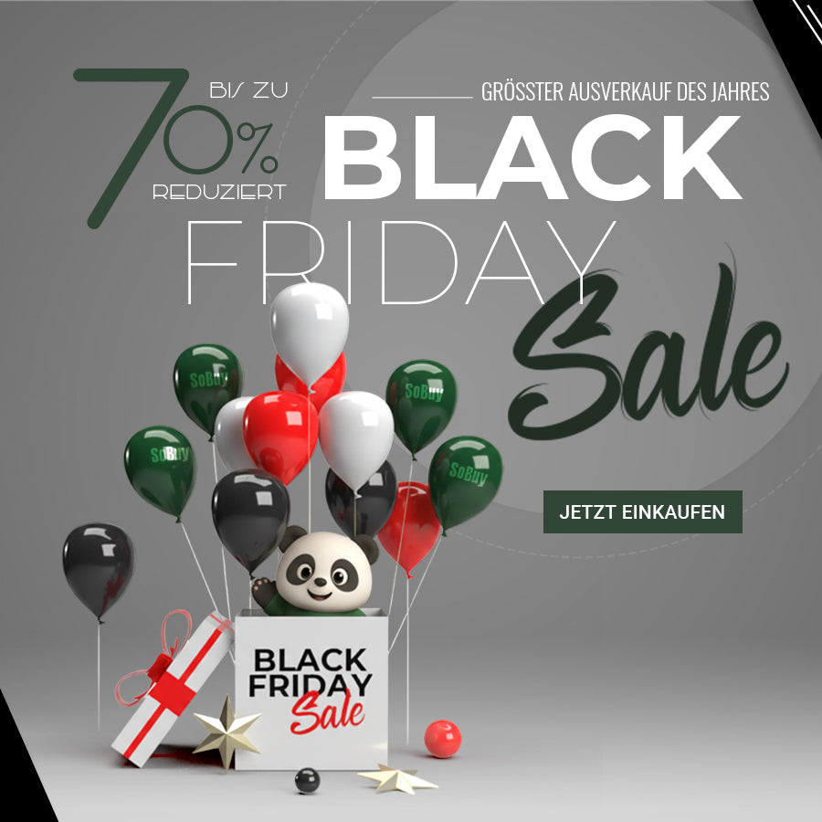 Der größte Ausverkauf des Jahres ist da – SoBuy Black Friday 2025!