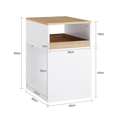 SoBuy | Beistelltisch | Aktenschrank | Büroschrank | ASK08-WN