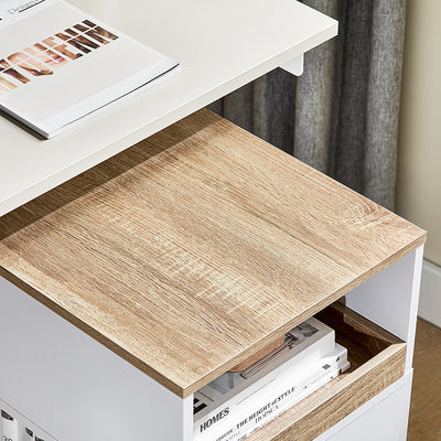 SoBuy | Beistelltisch | Aktenschrank | Büroschrank | ASK08-WN