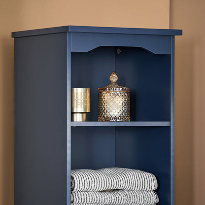 SoBuy | Hochschrank | Badschrank | Badregal | Blau | BZR112-B