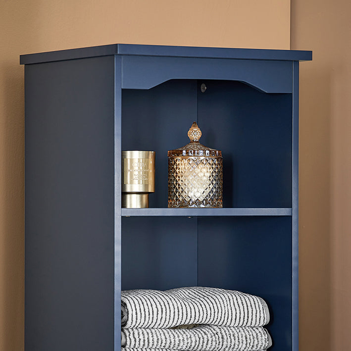 SoBuy | Hochschrank | Badschrank | Badregal | Blau | BZR112-B