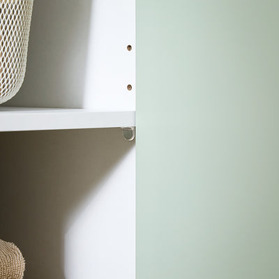 SoBuy | Badkommode mit 2 Türen | Badschrank | Sideboard | Flurschrank | Weiß-Grün | BZR138-GR