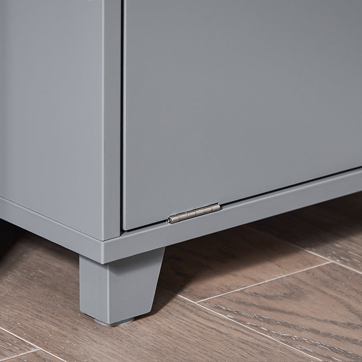 SoBuy | Wäscheschrank mit ausklappbarem Wäschesack | Wäschesammler | BZR146-DG