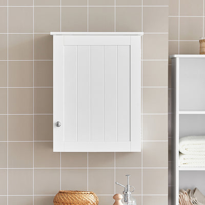 Vorverkauf | SoBuy | Hängeschrank Bad | Wandschrank | Medizinschrank | Weiß | BZR19-W