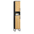 SoBuy | Schmaler Badezimmerschrank | mit Türen Schwarz | 30 × 30 × 170 cm | BZR201-SCH