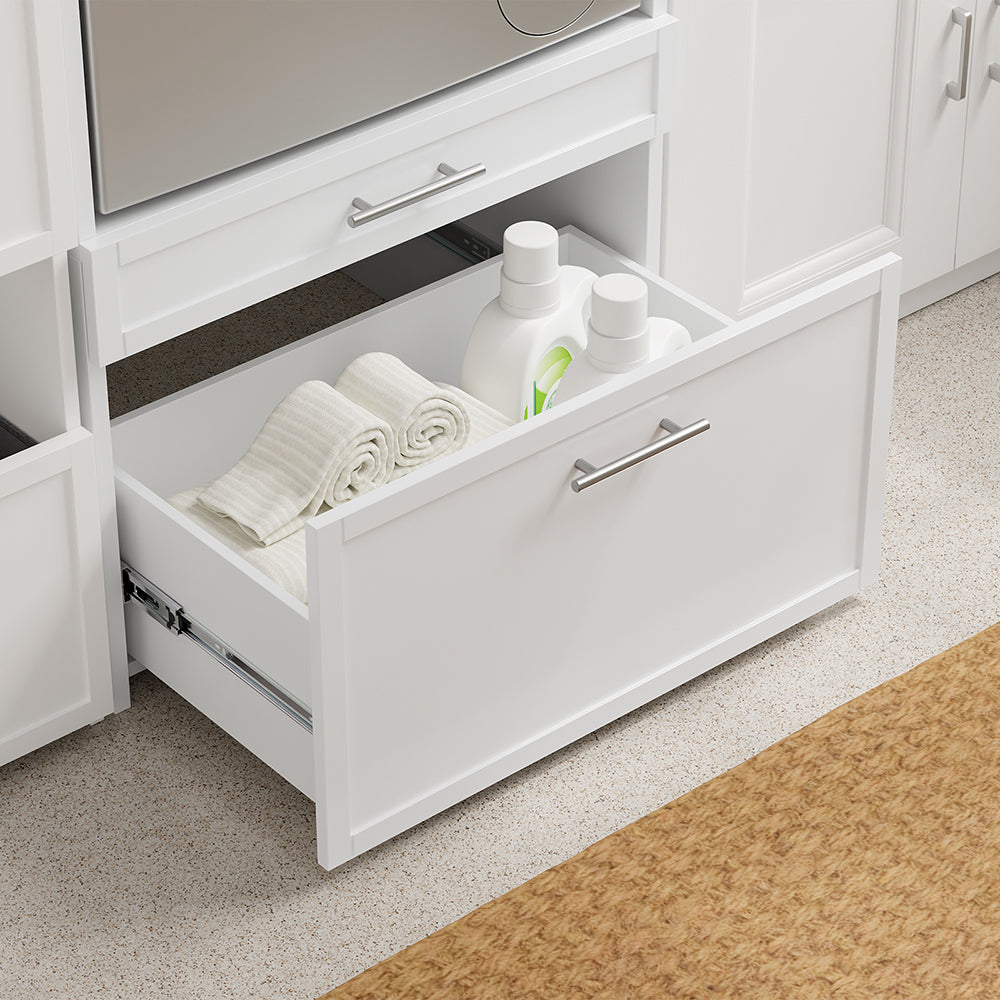 SoBuy | Waschmaschinenregal | Waschmaschinenumbauschrank mit Türen & | White | BZR230-W