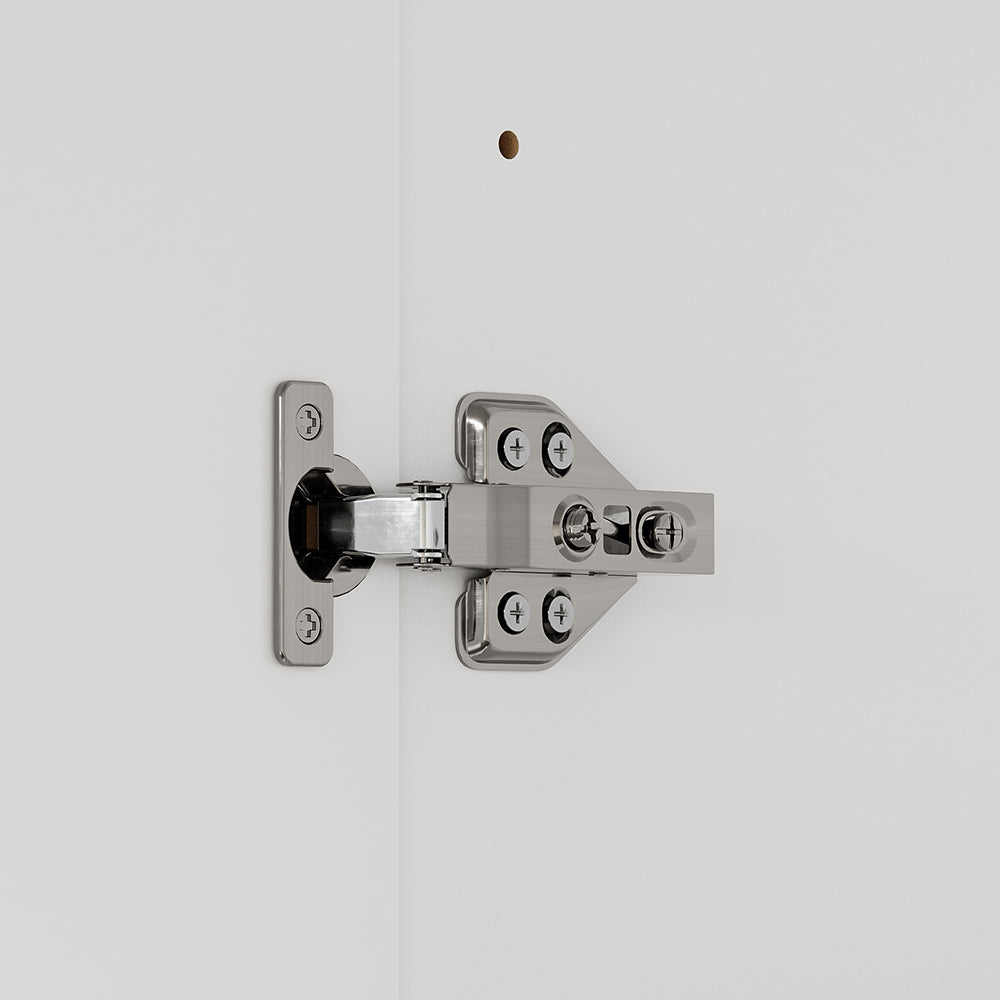 SoBuy | Hangeschrank | Wandschrank hängend mit 2 Türen | White | 90×70×28.5 cm | BZR233-W
