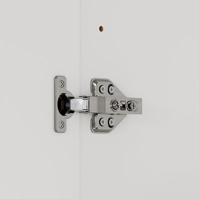 SoBuy | Hangeschrank | Wandschrank hängend mit 2 Türen | White | 90×70×28.5 cm | BZR233-W