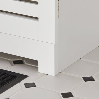 SoBuy | Waschbeckenunterschrank | Badezimmerunterschrank Weiß | BZR40-W