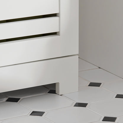 SoBuy | Badkommode | Badzimmerschrank | Sideboard Weiß | BZR41-W