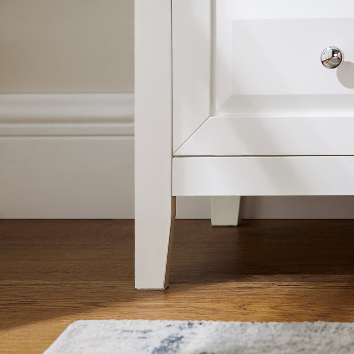 Vorverkauf | SoBuy | Nachttisch | Beistelltisch mit 1 Schublade | Sofatisch | Weiß | FBT131-W