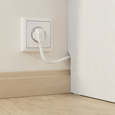 SoBuy Nachttisch schmal 20cm breit mit 2 Schubladen Platzsparender Weiß FBT149-E-WG