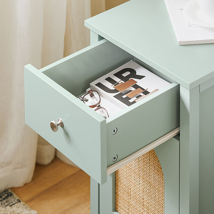 SoBuy | Druckertisch | Druckerständer | Schrank für Büro | Beistelltisch | Grün | FBT159-GR