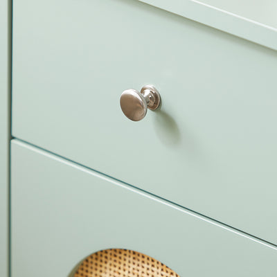 SoBuy | Druckertisch | Druckerständer | Schrank für Büro | Beistelltisch | Grün | FBT159-GR