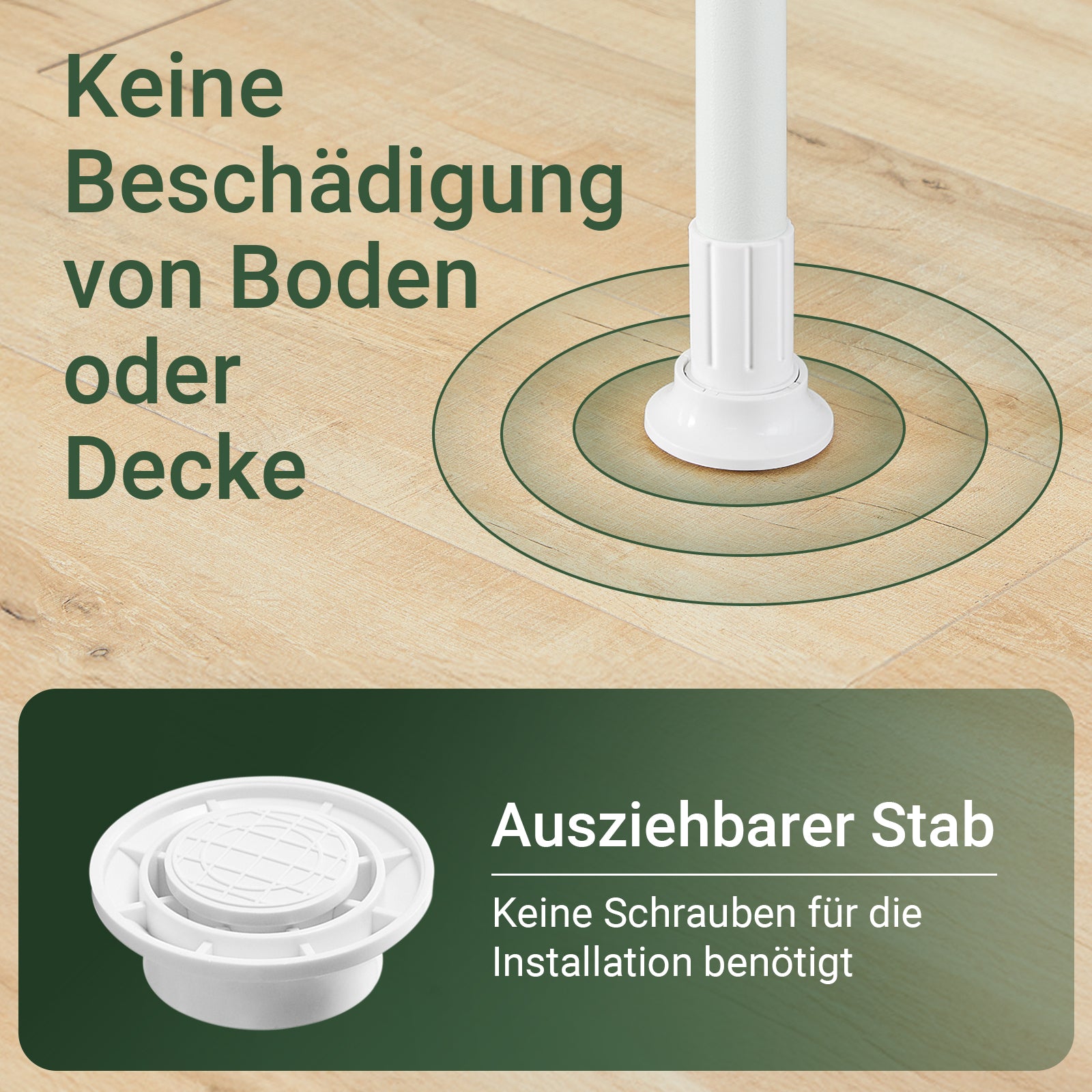 SoBuy | Teleskop Kleiderstange | Kleiderstangen System | Regalsystem | FRG109-II-W