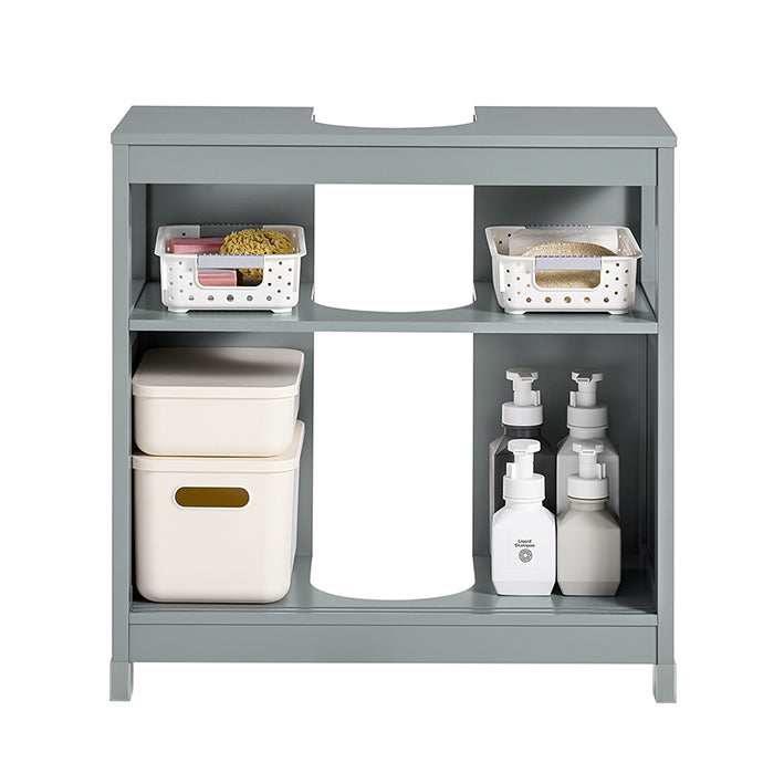 Vorverkauf | SoBuy | Waschbeckenunterschrank | Waschtisch | Badmöbel | Stahlgrau | FRG128-II-SG