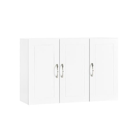 SoBuy | Hängeschrank mit 2 Türen | Badschrank | Wandschrank | Küchenschrank | Weiß | FRG231-L-W