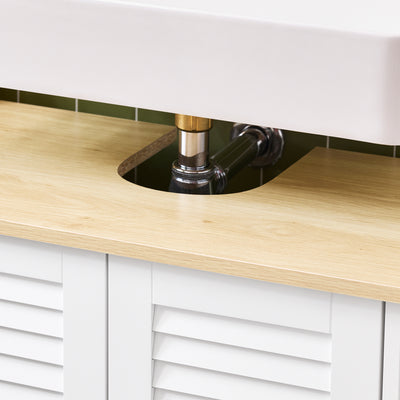 Vorverkauf | SoBuy | Waschbeckenunterschrank | Badschrank Unterschrank | Weißnatur | FRG237-WN