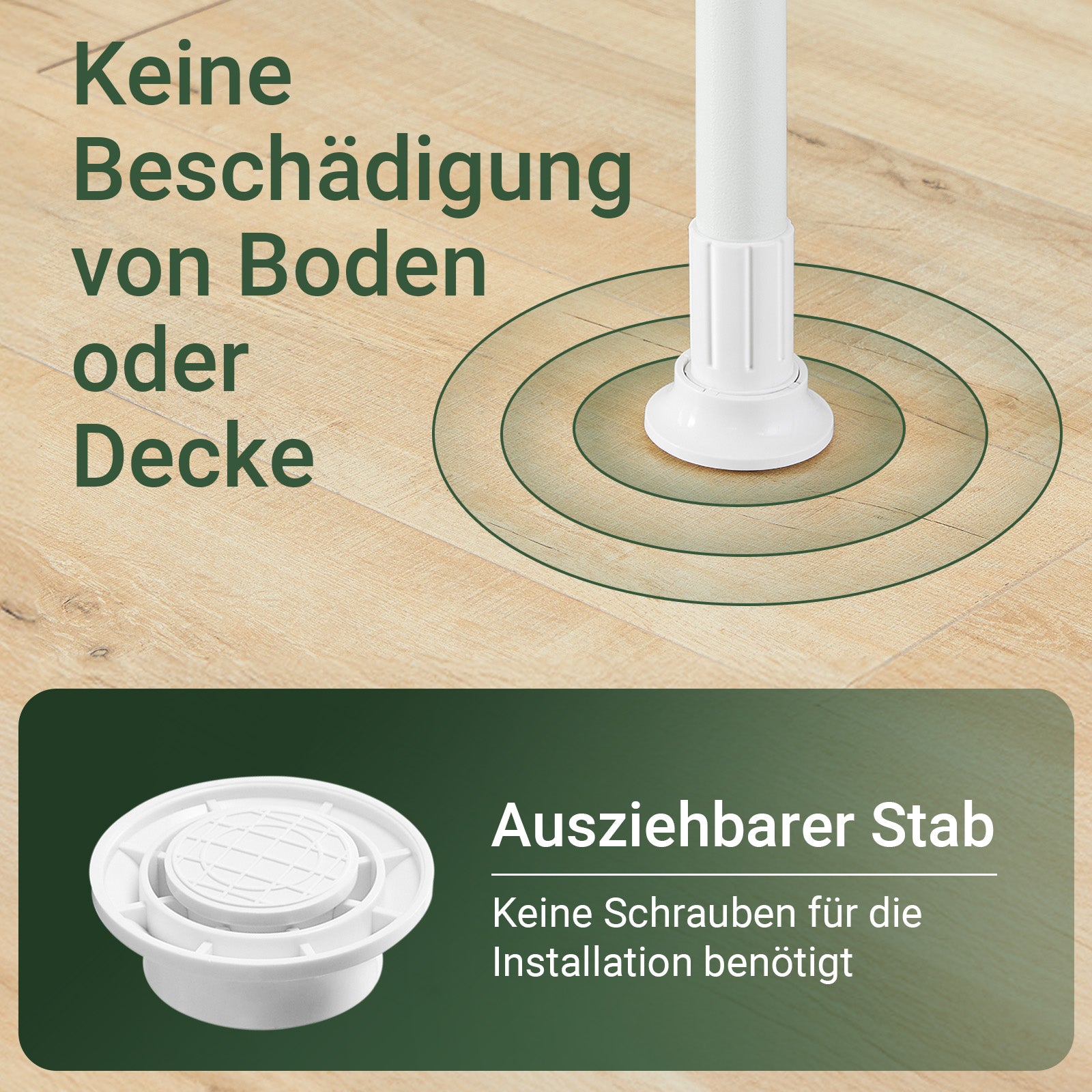 SoBuy | Teleskop Kleiderstange | Kleiderstangen System | Regalsystem | FRG34-II-W