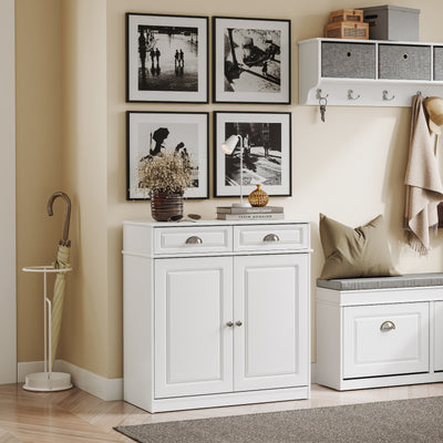 SoBuy | Schuhschrank | Sideboard | Schuhkipper für 12-15 Paare Schuhe | FSB104-W