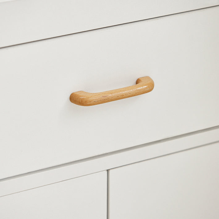 SoBuy | Mikrowellenschrank | Küchenschrank | Küchenkommode Weiß | FSB12-W