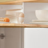 SoBuy | Sideboard mit Schiebetüren | Kücheninsel | Kommode | Weiß | FSB36-WN
