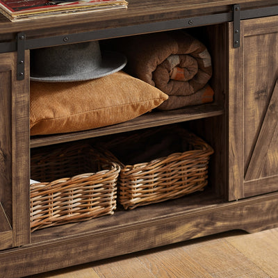 SoBuy | Sideboard mit Schiebetür | Kommode | TV-Schrank | Flurschrank | FSB60-N