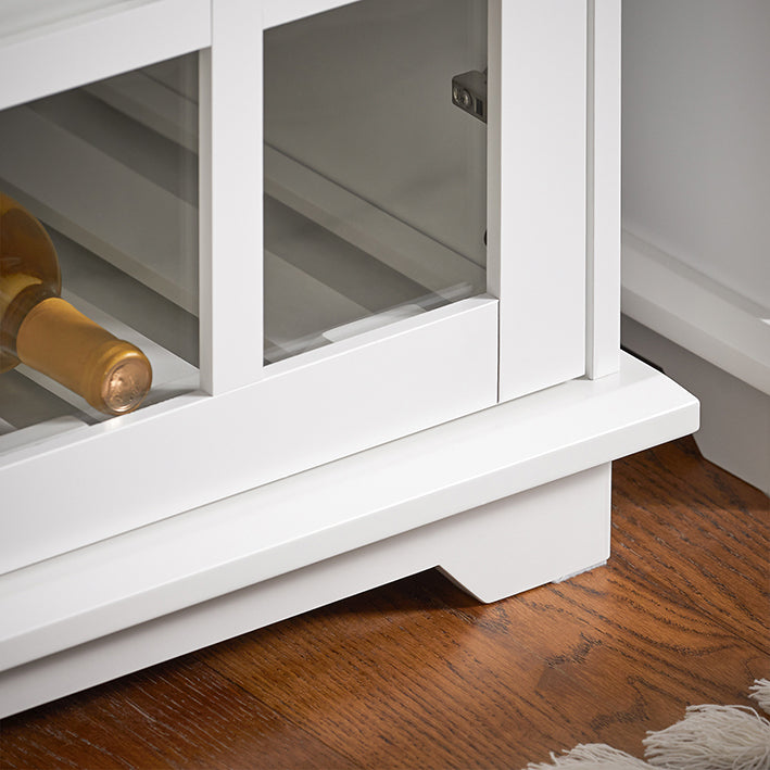 Vorverkauf | SoBuy | Küchenschrank mit Glastür | Sideboard | Highborad | Kommode | Weiß | FSB77-W